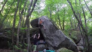 Picnic boulder, 7b. Brione