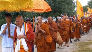 150 Thai monks, lay devotees reach Mahabodhi Ladakh after 45 days of Padh Yatra for World Peace