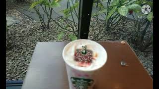 【スタバ】Starbucks Coffee 踊るクマに癒される🌸QRコードから簡単に楽しめるARベアリスタ＆満開のさくら 2021.3.1