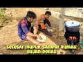 BELUM REZEK‼️,selesai mupuk jagung kita makan bareng di gubuk & merumput sampai di rumah hujan deras