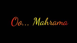 Mahrama Lyrics Whatsapp Status Video | Love Aaj Kal | Kartik Aryan ❤️ Sara Ali Khan | Darshan Raval|