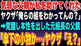 【スカッと】気弱でだらしない父親がDQNヤクザに絡まれた私を助けてくれた→ヤクザ「俺らの組をわかってんのか！？」元組長の父親「なんだ…傘下の小物どもか…」【感動】