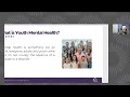 overview of youth mental health