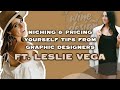 PRICING YOURSELF AS A GRAPHIC DESIGNER with Leslie Vega | Wine and Design Ep 43