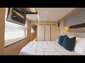 beautiful 2021 aquila 70 luxury power cat