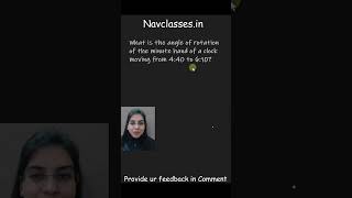 NET JRF Quick MCQ | Clock moving from 4:40 to 6:10 then What is minute hand angle | Clock Reasoning