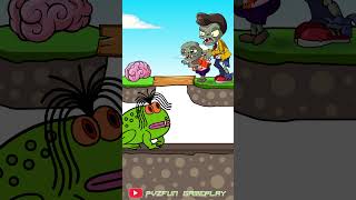 Zombie Tries To Save Baby Imp But! Plants vs Zombies Funny Animation 🤣🤣 #shorts #cartoon #story