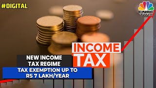 Tax Exemption Up To Rs 7 Lakh/Year Under New Income Tax Regime: FM Nirmala Sitharaman | Digital