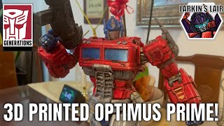 Customization Workshop: 3D Printed Optimus Prime Statue, Larkin's Lair