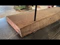 amazing extreme magical wood grain cutting sawmill skills recycle tree trunk into coffee table