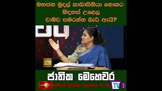 මහජන මුදල් කාබාසිනියා නොකර නිදහස් උළෙල චාම්ව සමරන්න බැරි ඇයි?