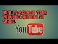 How to rename your youtube channel《 in tamil 》|| TAMIL THUNDERS