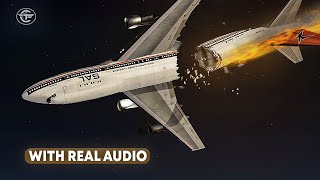 Boeing 747 on Fire Breaks Up in Mid-Air | Flight from Hell (With Real Audio)