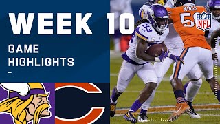 Vikings vs. Bears Week 10 Highlights | NFL 2020