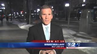 KUTV Reporter Dodges Kiss and Keeps Reporting