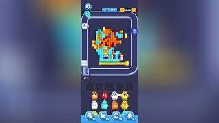 Pixel Flow Level 260 Solution Walkthrough