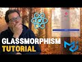 Build a GLASSMORPHISM React Component - Typescript & Material-UI