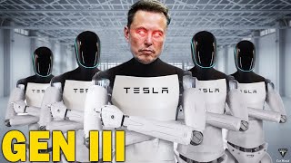 Shocking Reveal! Elon Musk Unveils Tesla Bot Gen 3 2025 with Mind-Blowing Features