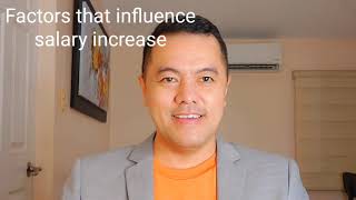 Factors that influence salary increase