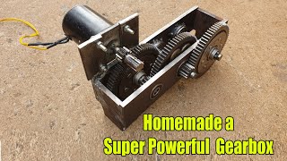 Homemade a Super Powerful Gearbox  Metal