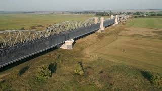 Railway bridge in Tczew (Free Stock Video Footage)