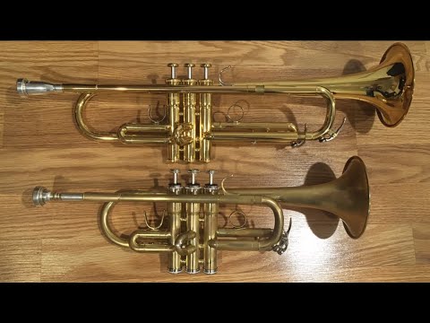 B-flat Vs. E-flat Trumpet Comparison - Fanfare From Leonore No. 2 - YouTube