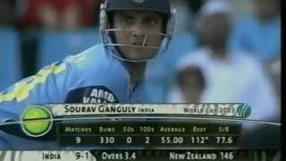 Shane Bond's magic ball to Sourav Ganguly ICC WORLD CUP 2003