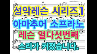 성악레슨 시리즈1.. 아마추어 소프라노 레슨 열다섯번째,,, 소리가 커졌습니다.