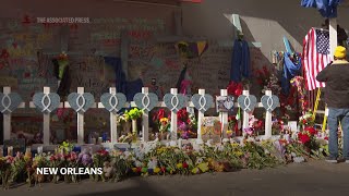 Bourbon Street victim memorial grows ahead of Mardi Gras kickoff