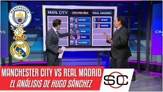CHAMPIONS LEAGUE Manchester City vs Real Madrid Hugo analiza línea por línea | SportsCenter
