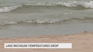 Be aware of dangers as Lake Michigan water temperature drops