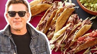 Tyler Florence Makes Mexican Pot Roast Tacos | Tyler's Ultimate | Food Network