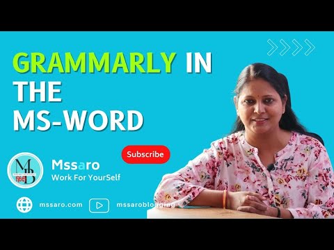 How to add Grammarly to Microsoft Word (In Hindi)