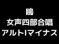 08 「鴎」木下牧子編 女声合唱版 midi アルトⅠマイナス