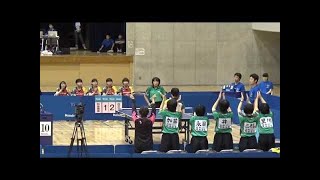 【インターハイ2017卓球】女子団体決勝  四天王寺VS明徳義塾