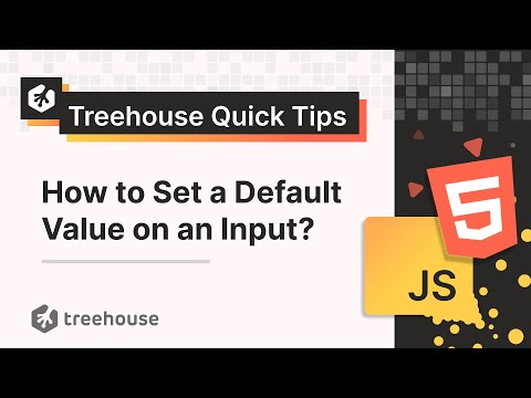 Treehouse Quick Tips: How do I set a default value for an HTML date entry?