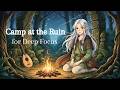 🏚️ Camp at the Ruin — Midnight Lute & Ancient Forest Ambience for Deep Focus