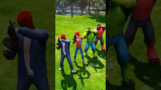 HULK BROTHER'S AND SPIDER-MAN BROTHER'S SAVES GIRL #spiderman #gta5 #shorts