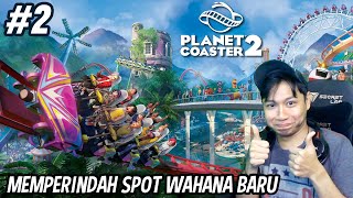 JADI PENGEN LIBURAN KE TAMAN SENDIRI | PLANET COASTER 2 #2 + DLC INDONESIA