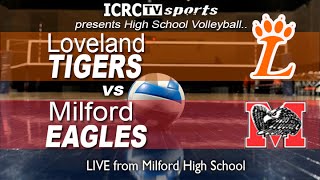 High School Volleyball - Loveland vs Milford