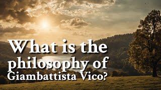 What is the philosophy of Giambattista Vico? | Philosophy