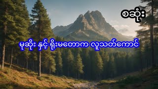 မုဆိုး နှင့် ရိုးမတောက လူသစ်ကောင် - စဆုံး