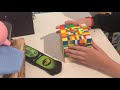 timelapse yuxin 10x10x10 rubik’s cube solved in 30 40