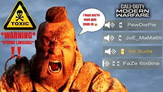 THE MOST TOXIC LOBBY IN MODERN WARFARE !! ( TEAMMATES FIGHTING, HACKERS & TRASH TALKING)