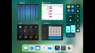 Wotja (iOS): MIDI Out Pt 2 - Using Generative Music Templates, Play Thumbjam/Beatmaker 3; mix in AUM