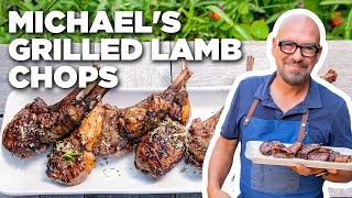 Michael Symon's Grilled Lamb Chops with Rosemary Salt | Symon Dinner's Cooking Out | Food Network