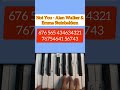 Not You - Alan Walker & Emma Steinbakken (Piano Tutorial) #tiktok #shorts #fyp #music #viral