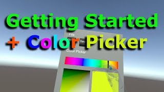 CVRUI - Getting Started and Color Picker