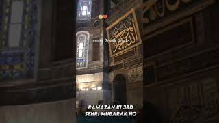 Ramzan Ki 3rd Sehri Mubarak WhatsApp status |Ramadan Mubarak status|teesri Sehri Mubarak 2023 status