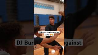 DJ Burns playing against Duke‼️🤣 #marchmadness #collegebasketball #basketball